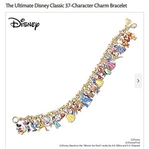 Bradford Exchange Disney Character Charm Bracelet